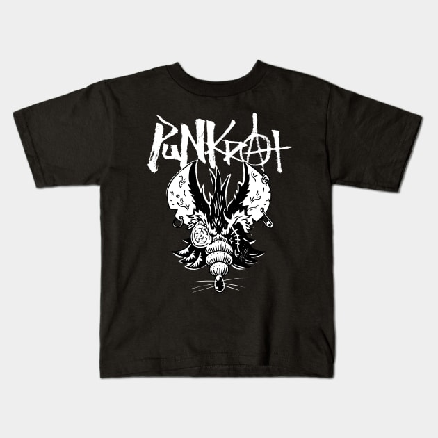 PunkrAt! Kids T-Shirt by Krobilad